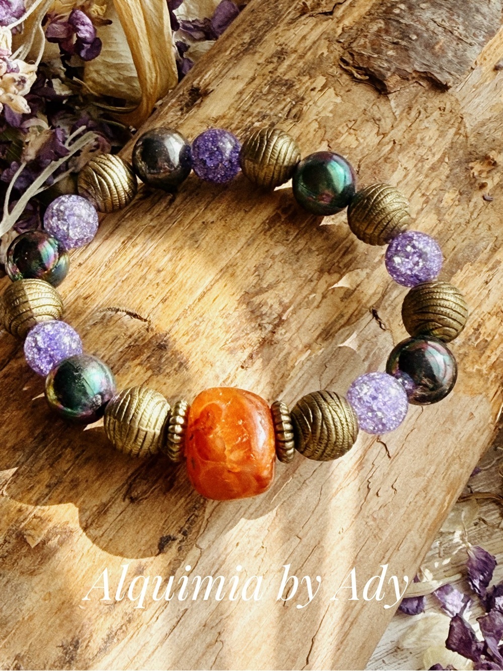 BOHO BEACH + PURPLE QUARTZ Bracelet + MAXIMALIST • CARNELIAN